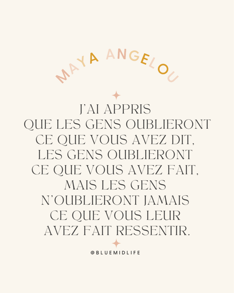 Maya Angelou, coach de vie, bilan de compétences Nancy, épanouissement, burnout, orientation, sensibilité, bien-être, relations humaines, développement personnel, coaching.
