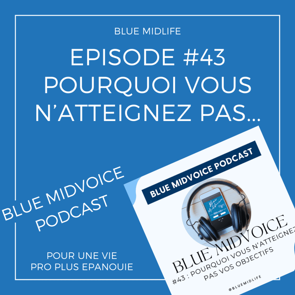 Blue Midlife
Blue MidVoice
Catherine BARLOY
Coach en bilan de compétences
Coach professionnel
Nancy
Jaquette du podcast de l'épisode 43 : Pourquoi vous n'atteignez pas vos objectifs