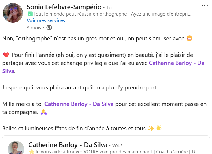 Blue Midlife
Catherine BARLOY
Coach professionnelle
Bilan de compétences
Jarny Nancy Distance Visio
